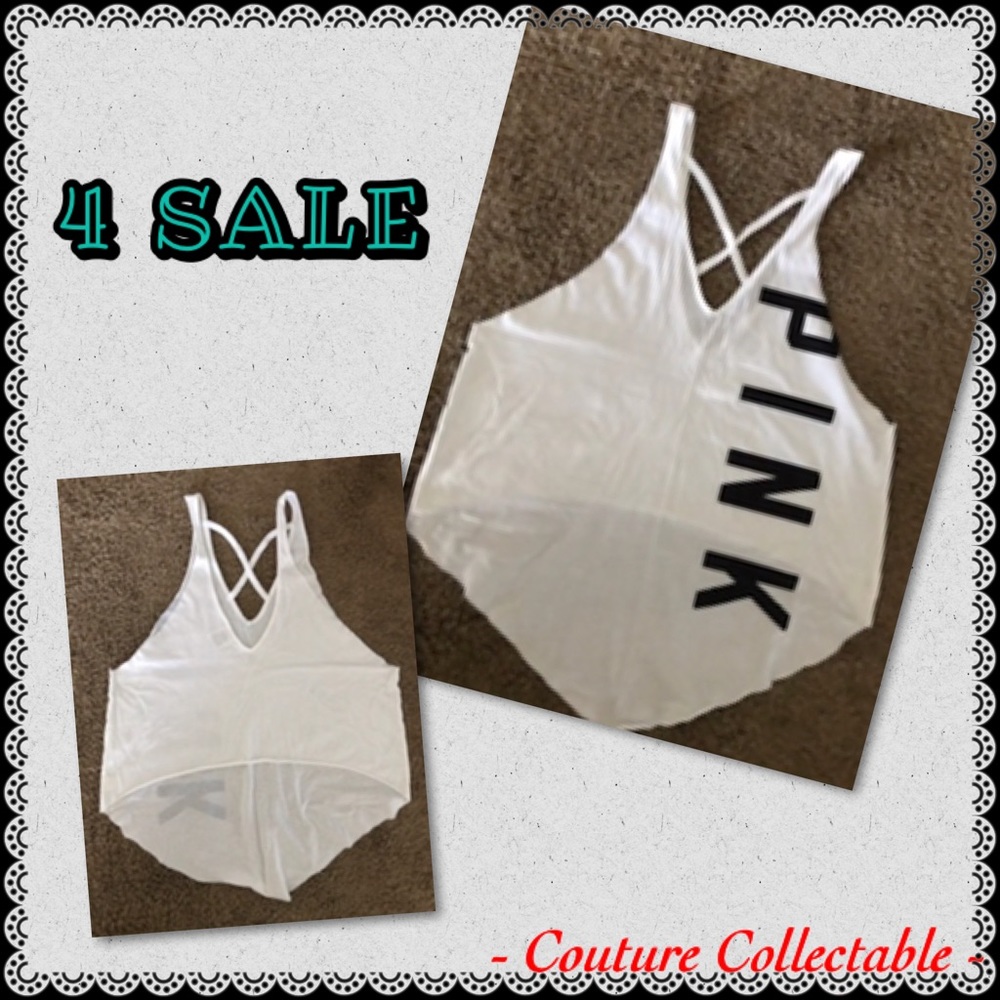 Pink Victoria’s Secret tank top